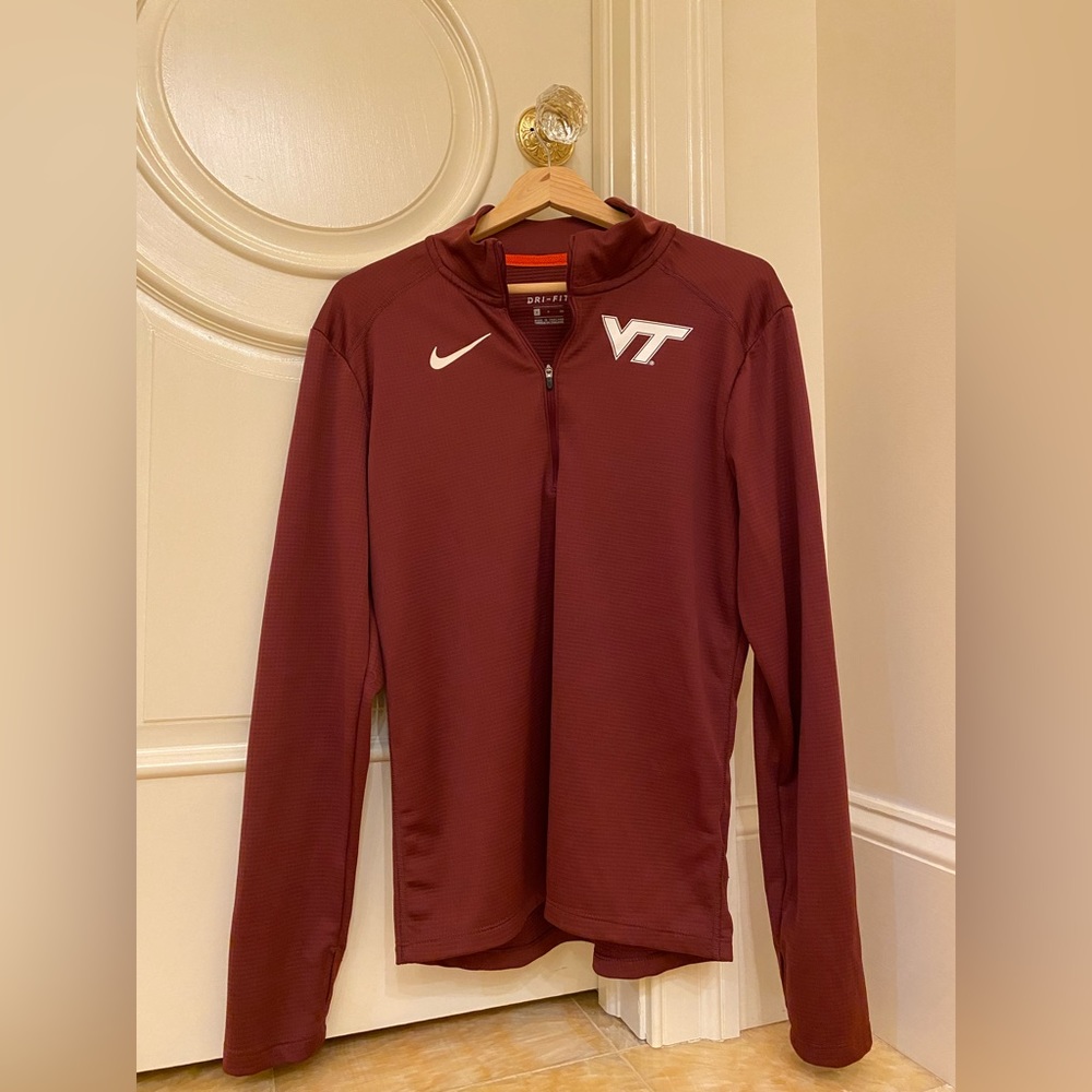 Nike Dri-Fit Virginia Tech Quarterzip Pullover